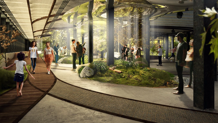 Innovative Solar Technology to build an underground Park