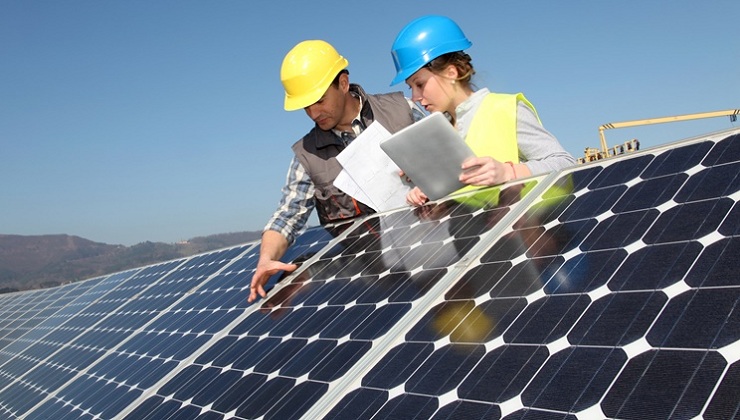 How does solar power create jobs