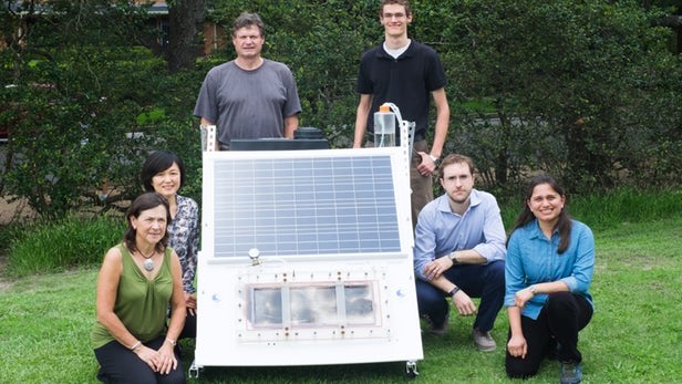 Freshwater from Salt Water using only Solar Energy