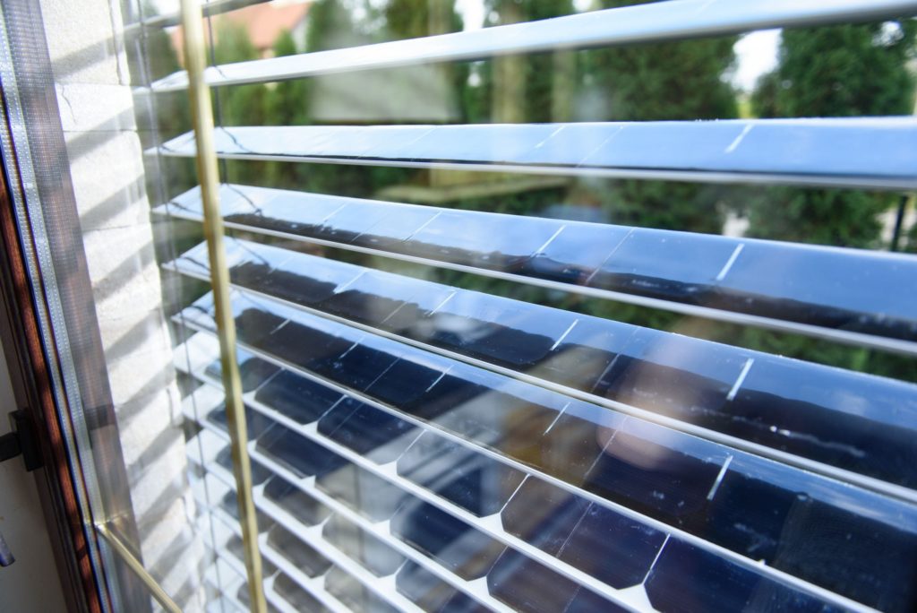 Solar Panels on Window Blinds