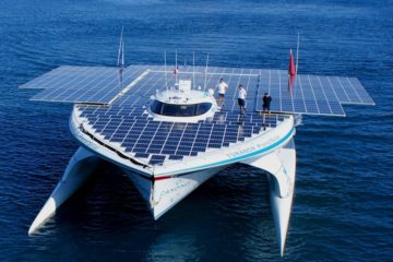 World’s Largest Solar Powered Boat – First to Circle Globe