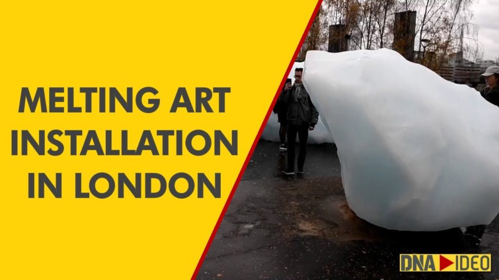Melting Ice Installation in London highlights risks of Climate Change