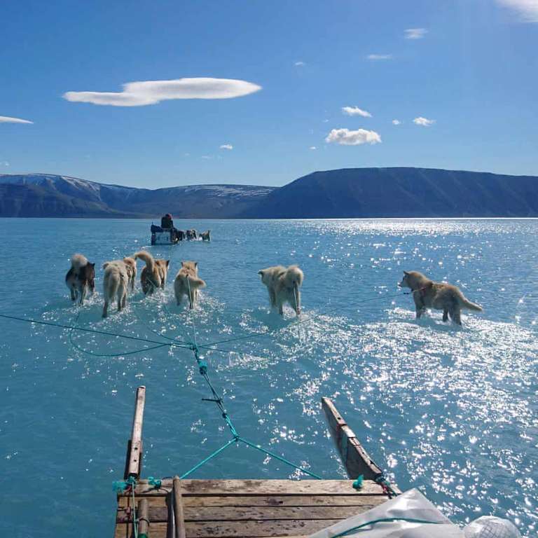   Greenland loses 2 Billion tons of Ice in 1 Day