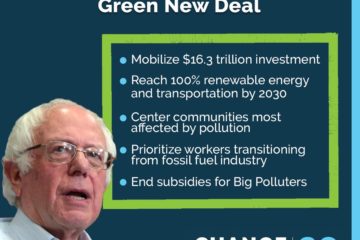 Bernie Sanders releases .3 Trillion Green New Deal to tackle Climate Change