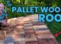 How I Built a DIY Wood Shingle Roof from Recycled Pallets!