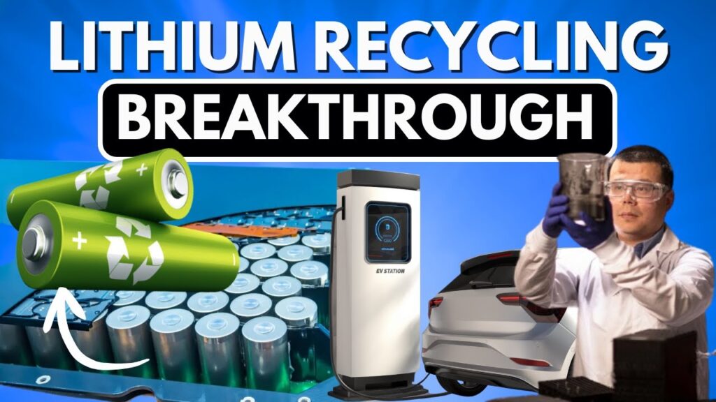 The USA’s Lithium Recycling Innovation: 99.79% Lithium Recovery for Batteries