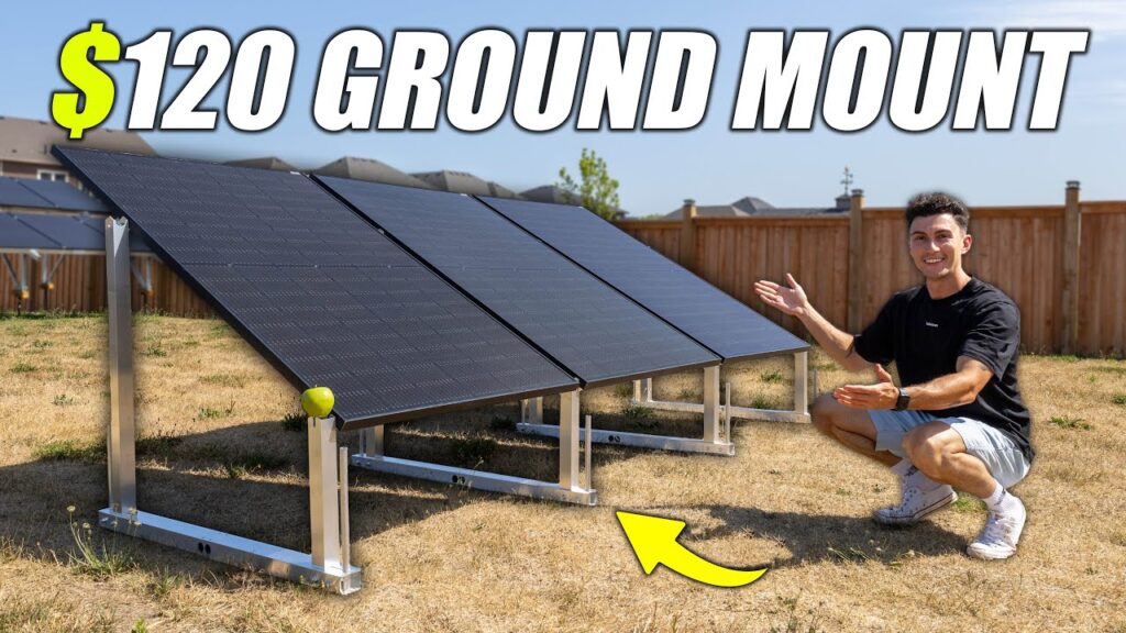 Install In MINUTES! Easy & Cheap Solar Panel Ground Mount