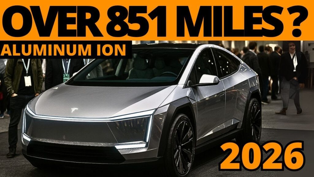 New Tesla Model 2 ALUMINUM ION — 600 Miles, 5-Min Fast Charge, From ,990