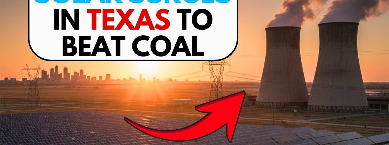 Texas’ clean power breakthrough; solar output skyrockets 44% to BEAT Coal in 2025