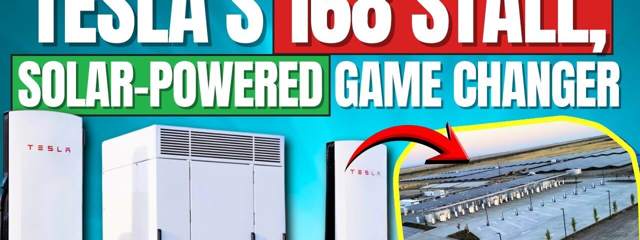 10 Tesla Megapacks and a Solar Farm Power Worlds Largest Supercharger Station in California